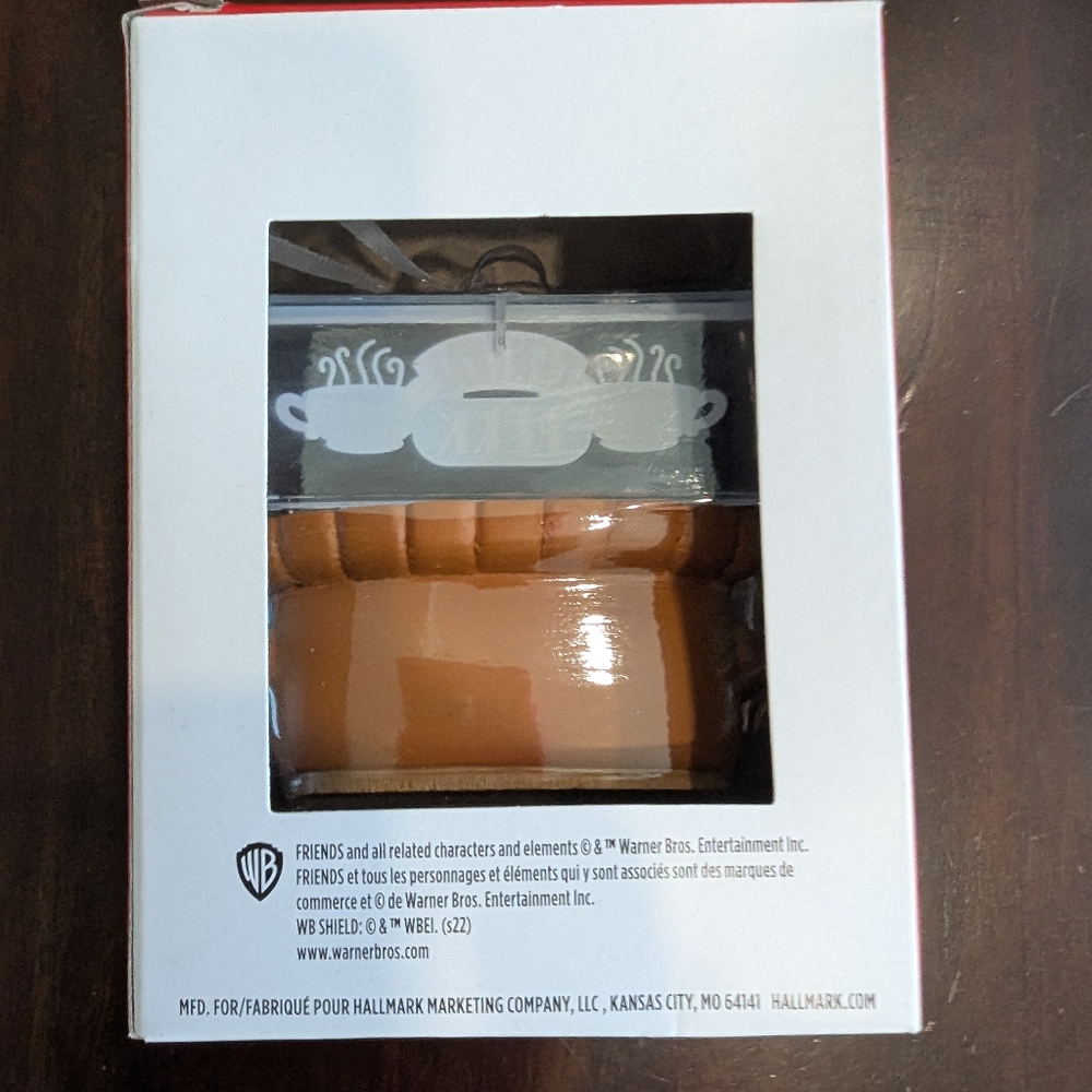 Hallmark Ornament Friends Cental Perk Couch In Box 3" - Picture 3 of 3